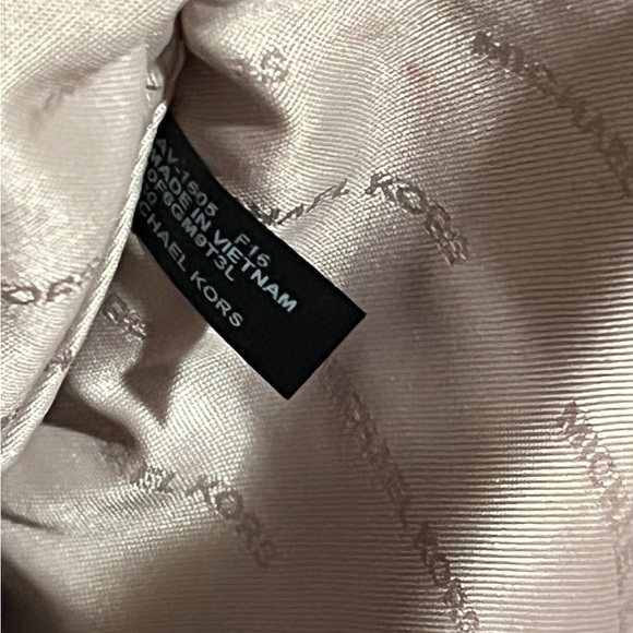 Authentic Michael KORS Mercer Luggage Brown Leather Satchel Crossbody GUC! - Picture 13 of 13